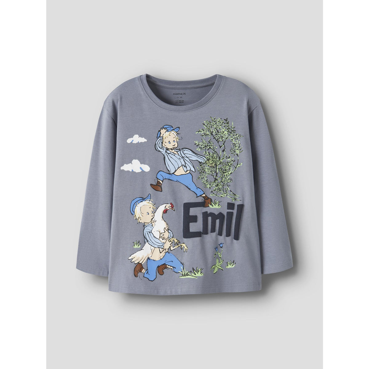 Name It Tradewinds Nmmolson Emil Ls Nreg Topp Box Sky
