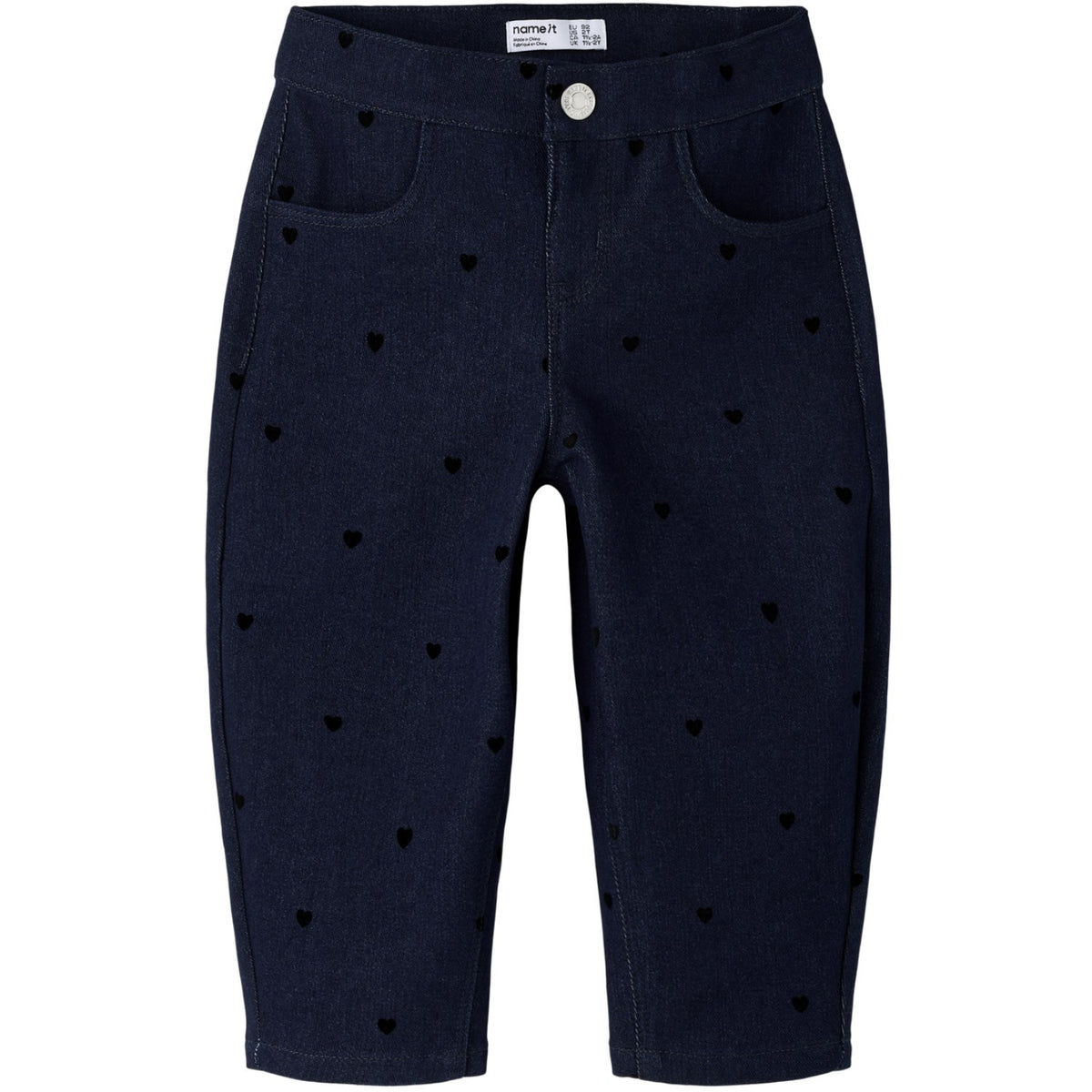 Name It Dark Blue Denim Nmfbella Barrel Ank Jeans 4780-Qk
