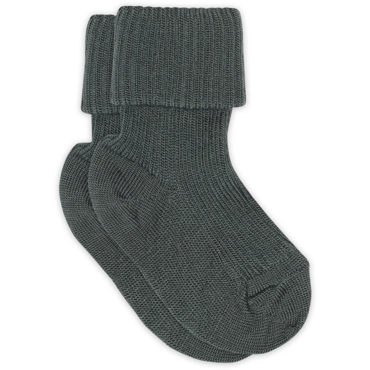 Mp Danmark Dark Forest Ull Rib Baby Strumpor