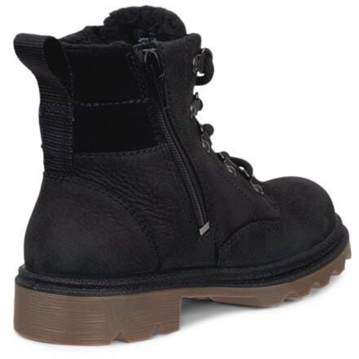 Ecco Black Grainer K Lace Up Stövlar