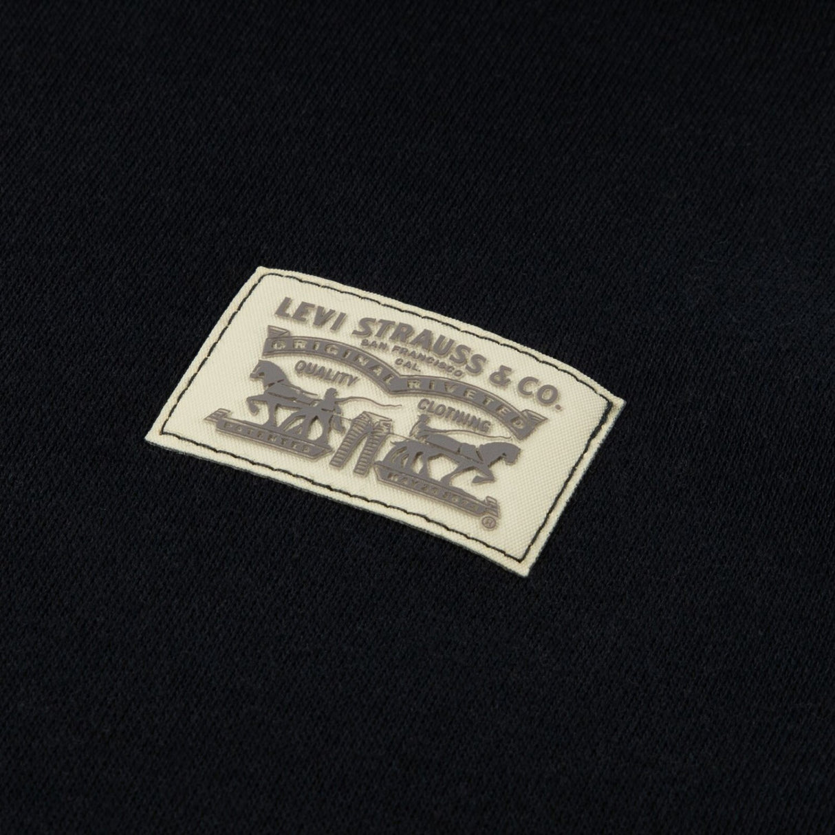 Levi's Jet Black Sleeve Hit Hoodies