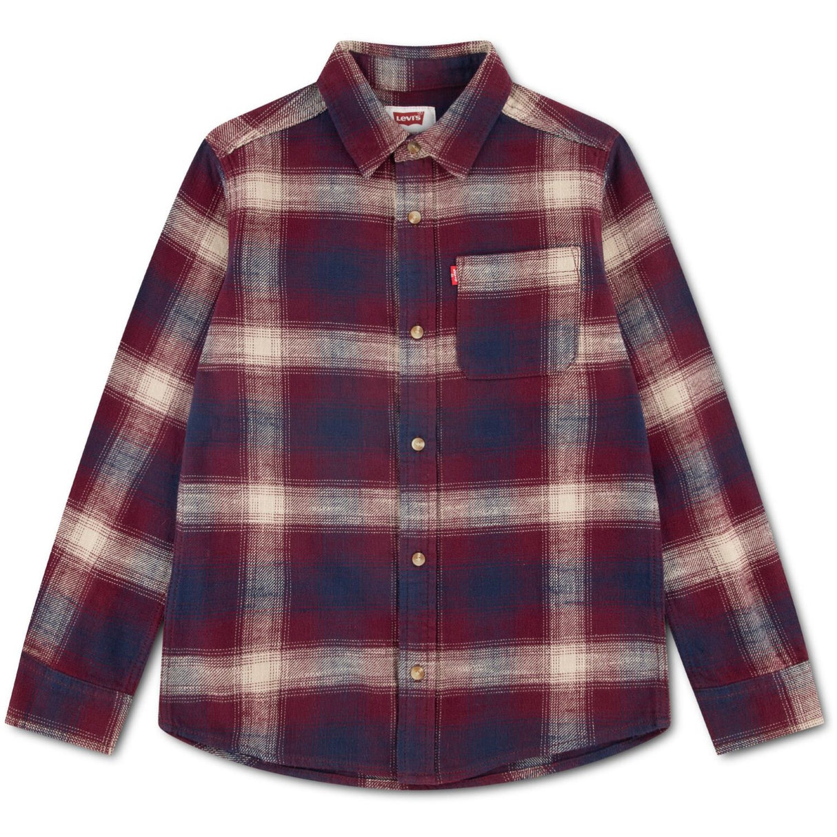 Levi's Tawny Port Shadow Plaid Skjorta