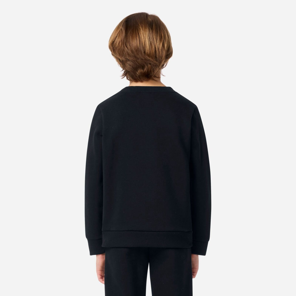 LACOSTE Noir Core Fleece Crew