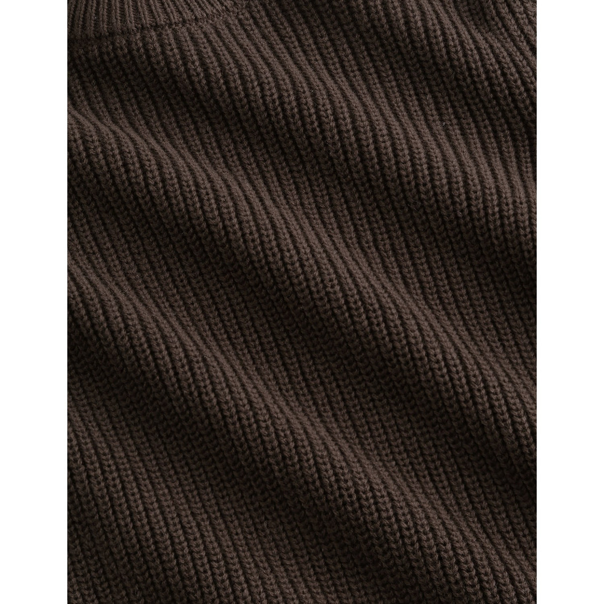Les Deux Kids Molé Brown Rib Crewneck Stickad Kids