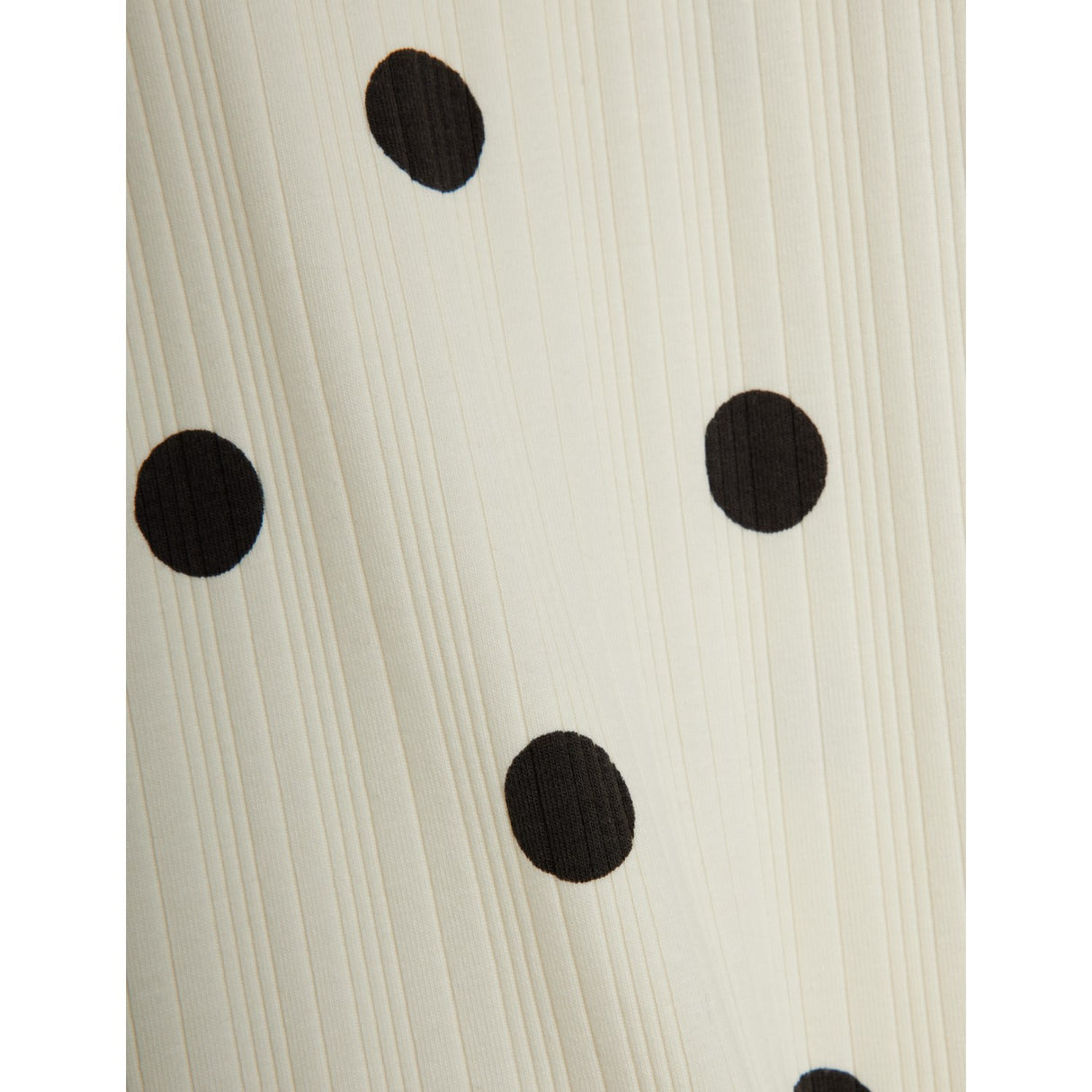Mini Rodini Off-White Dots AOP Dog Ls Tee