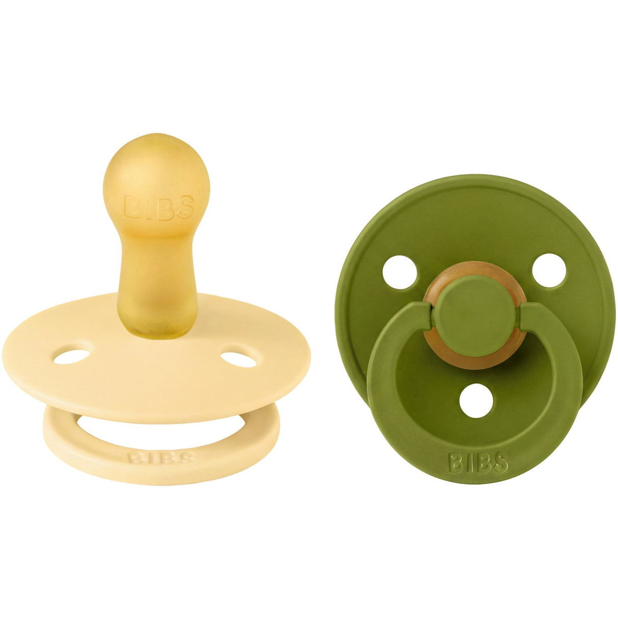 Bibs Pale Butter / Wasabi Napp Colour 2-Pack Latex