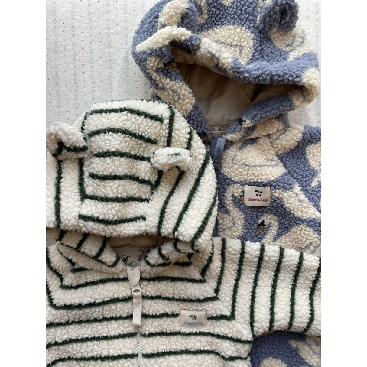 Konges Sløjd Erba Stripe Jody Nallebjörn Onesie Grs