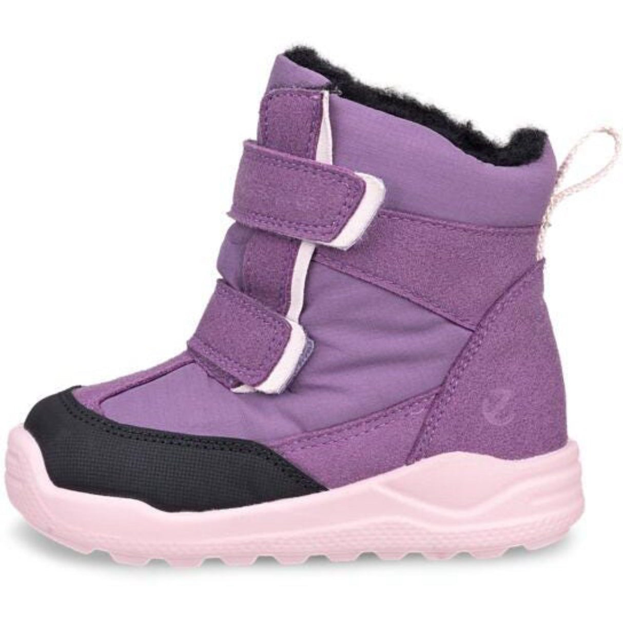 Ecco Black/Grape/Grape/Pale Lilac Urban Mini 2Xvelcro Stövlar