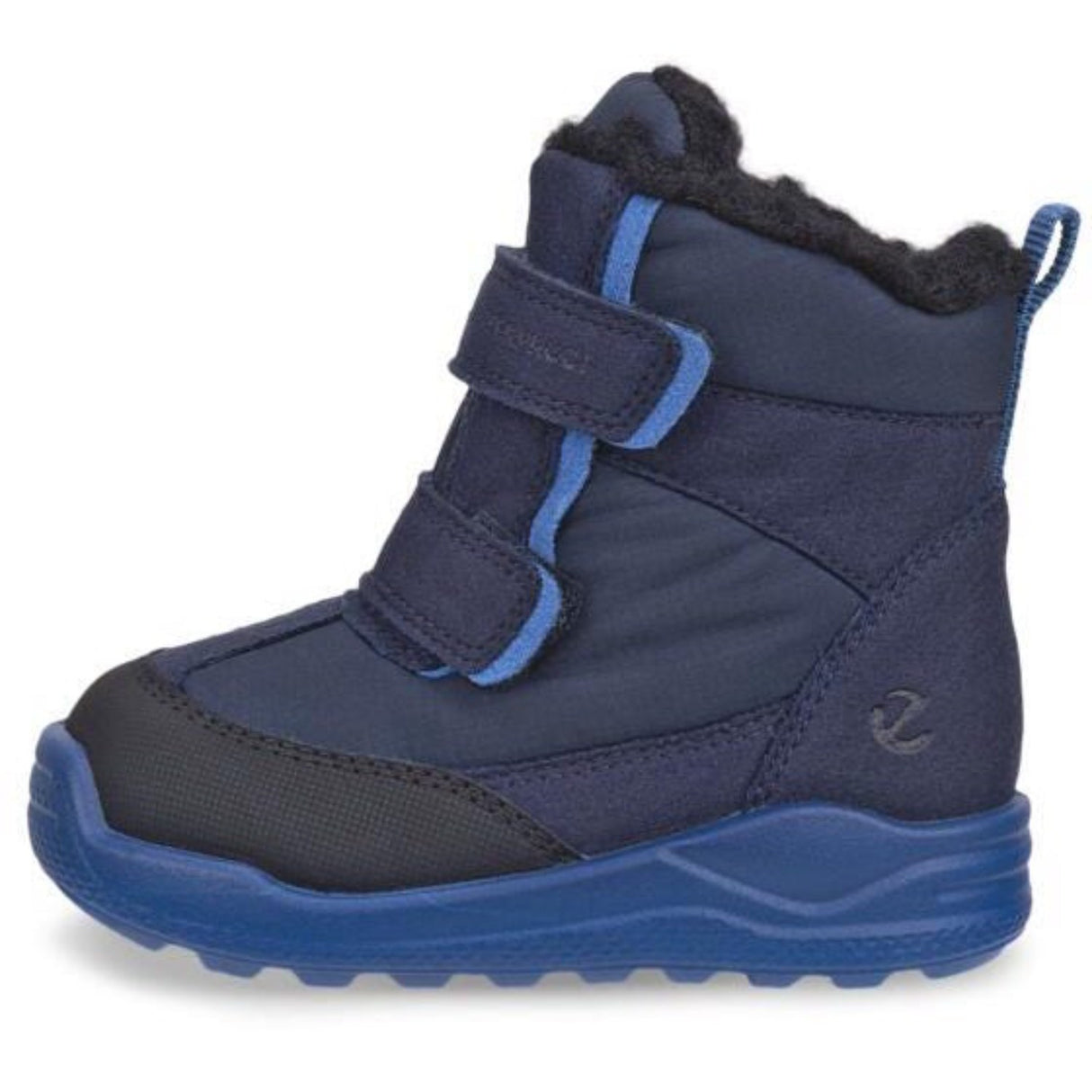 Ecco Black/Night Sky/Federal Blue Urban Mini 2Xvelcro Stövlar