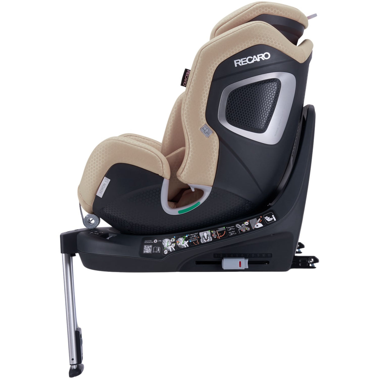 RECARO Elegant Beige Xenon 1 Kid Bil Plats
