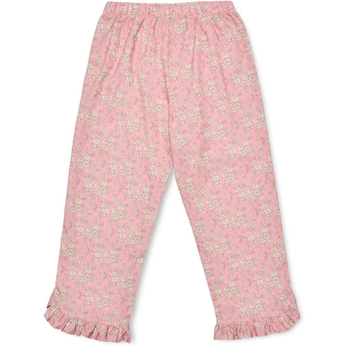 Lalaby Pink Flower Cord Lotte Byxor