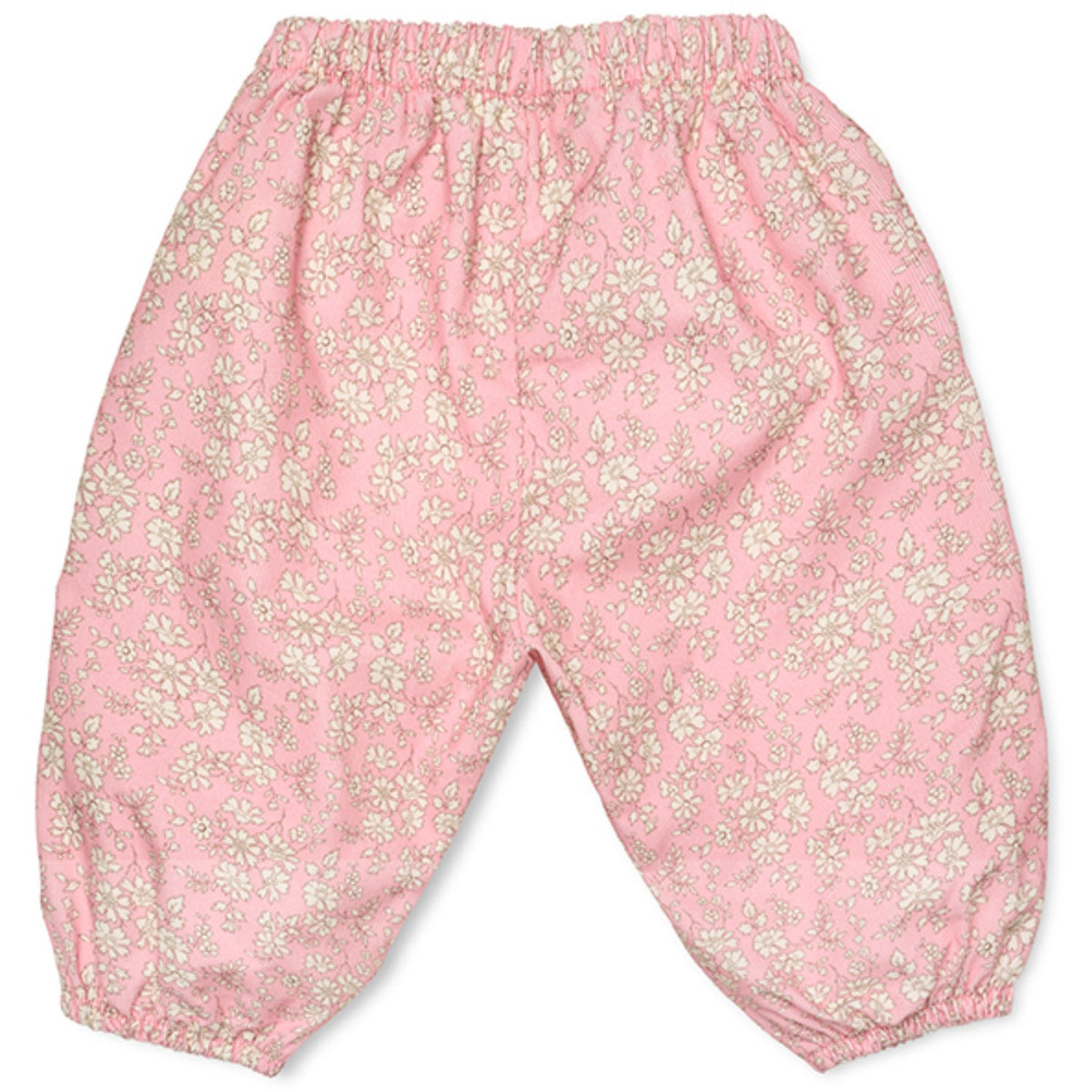 Lalaby Pink Flower Cord Pixi Byxor