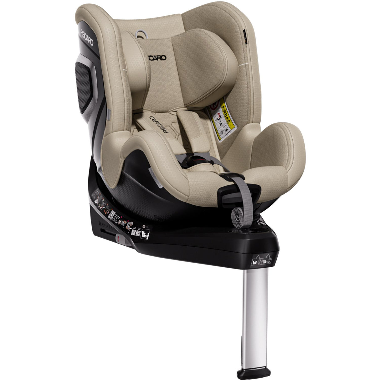 RECARO Elegant Beige Toron 1 Kid Bil Plats