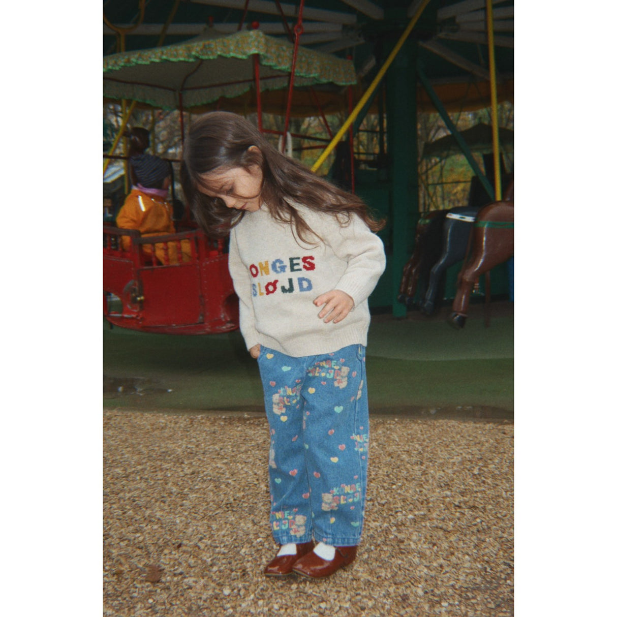 Konges Sløjd Off White Billi Stickad Sweater