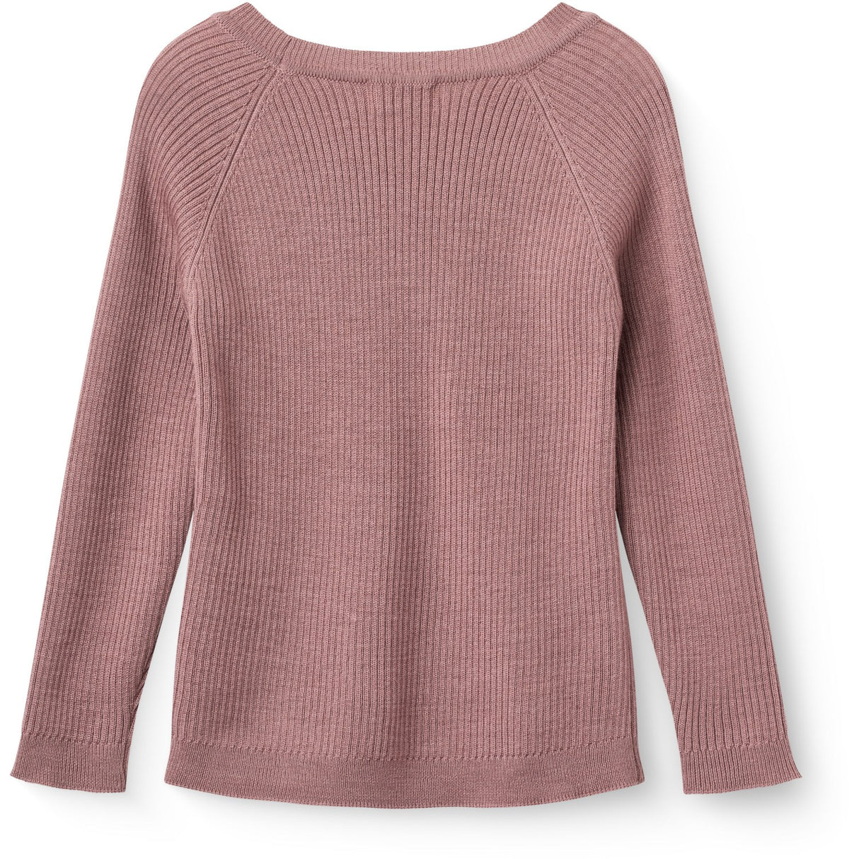 COPENHAGEN COLORS Winter Rose Merino Classic Rib Blus