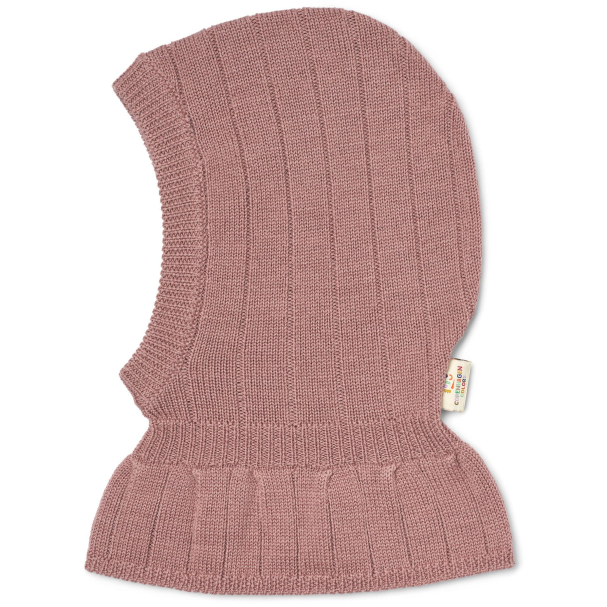 COPENHAGEN COLORS Winter Rose Merino Rib Stickad Elefanthatt