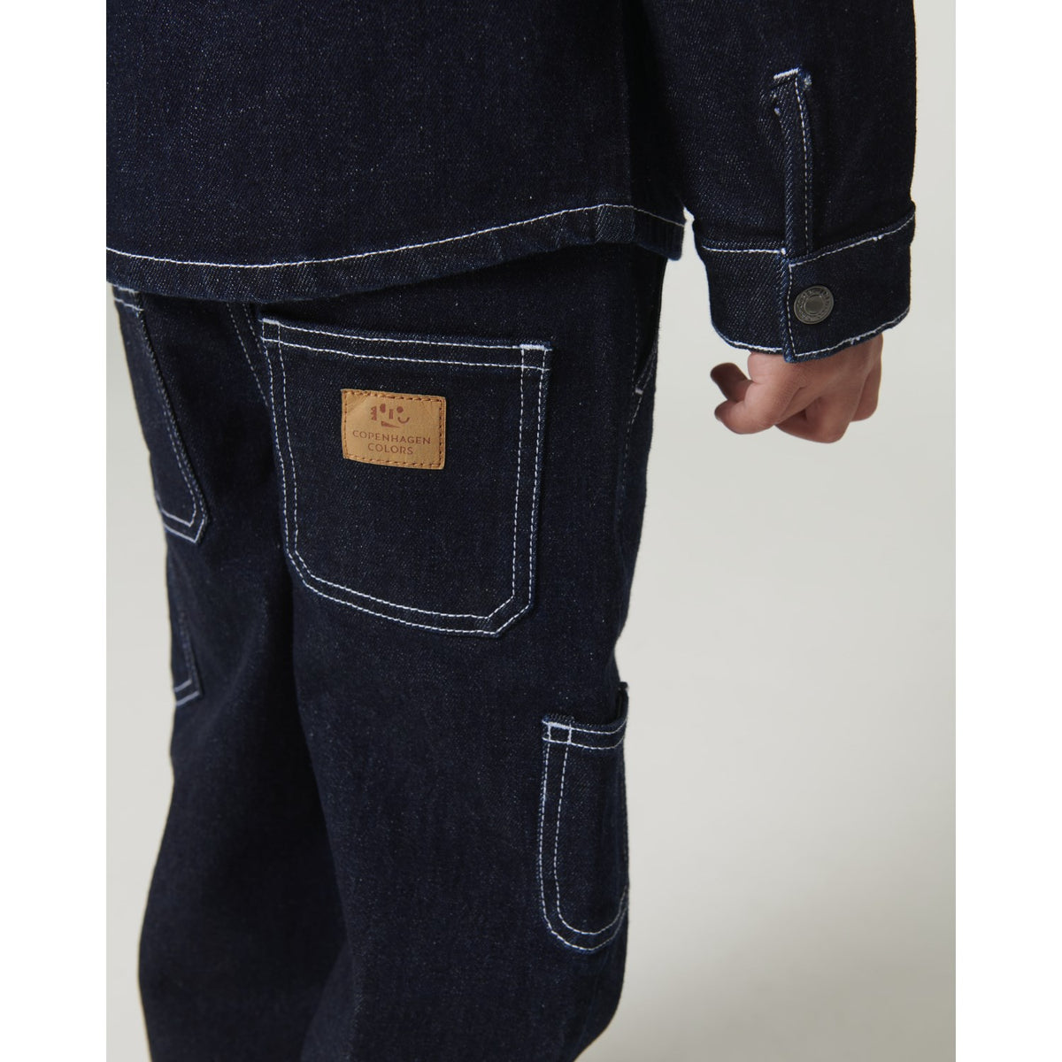 COPENHAGEN COLORS Raw Denim Denim Cargo Byxor