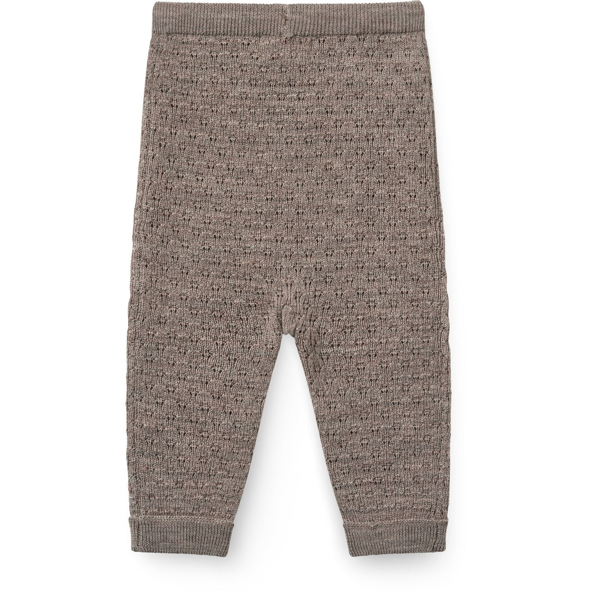 COPENHAGEN COLORS Natural Melange Merino Pattern Baby Leggings