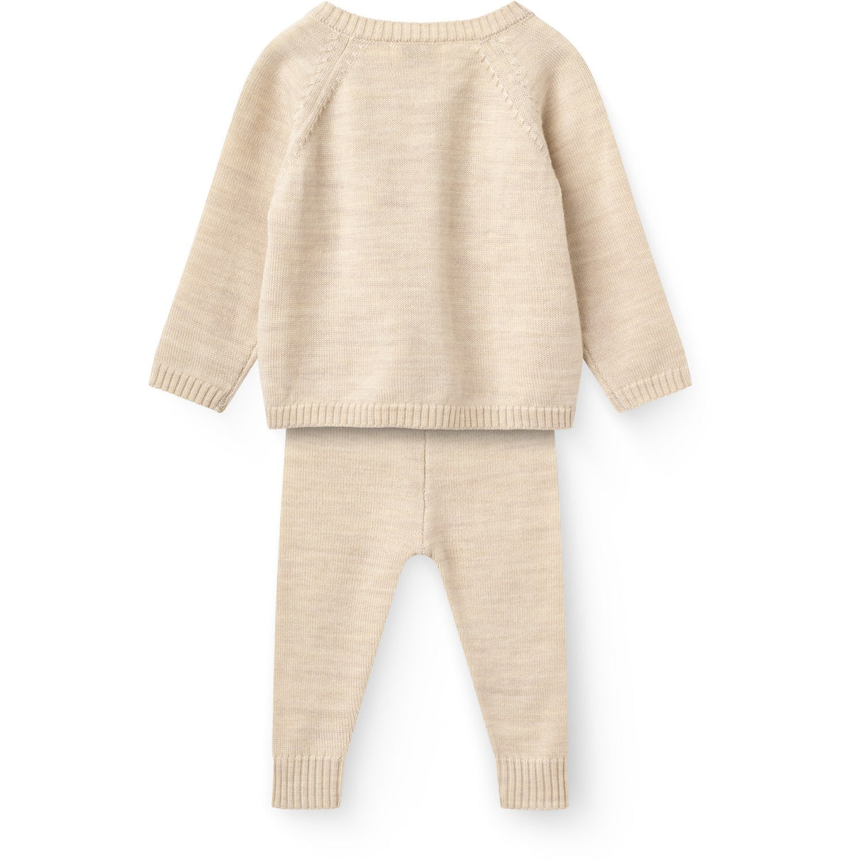 COPENHAGEN COLORS Pale Cream Melange Classic Merino Baby Sett