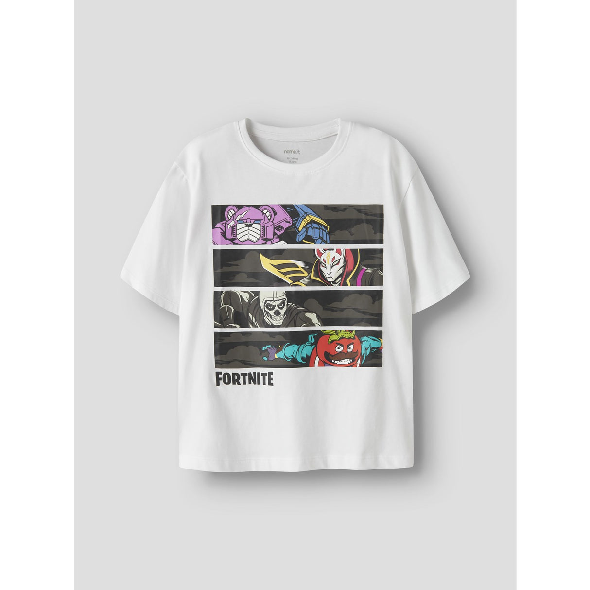 Name It Bright White Nkmamos Fortnite Ss Nreg Topp Box Vde