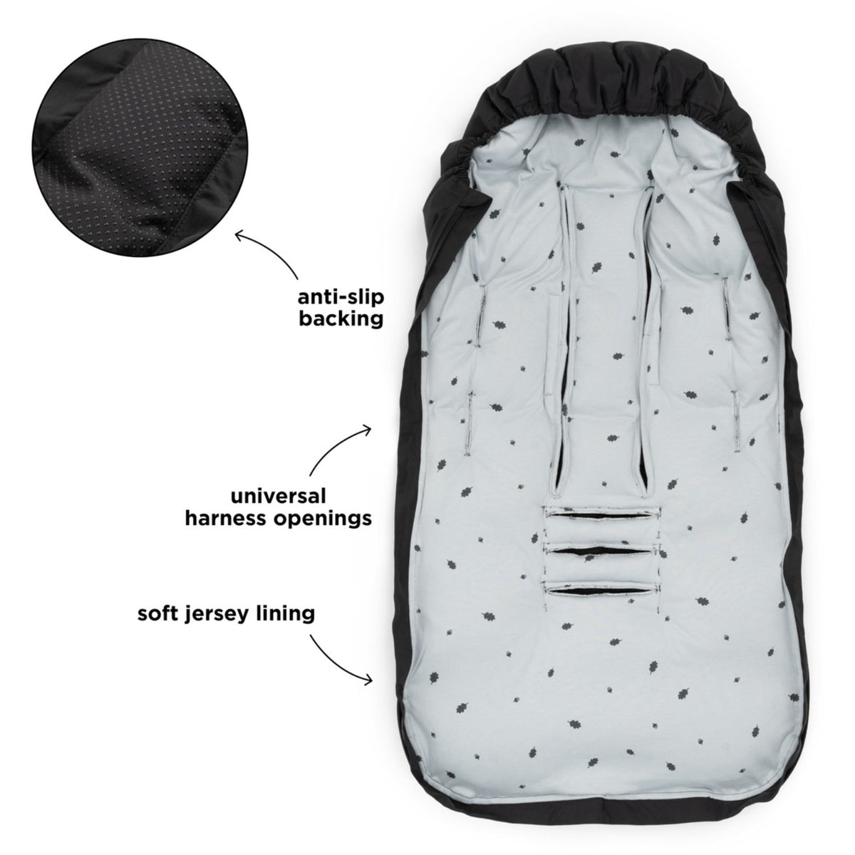 DonebyDeer Black Åkpåse Winter