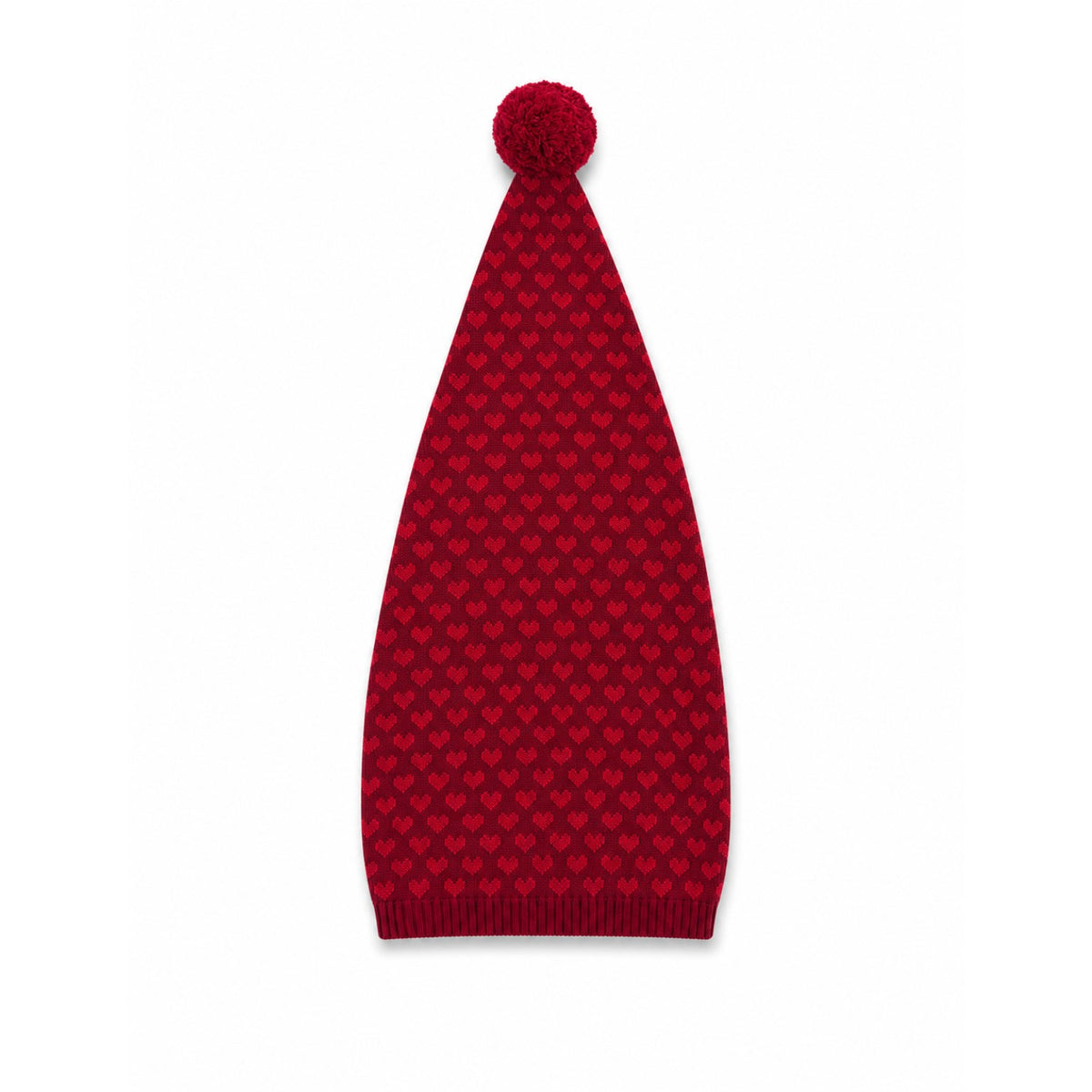 Smallstuff Dark Red Red Hearts Jul hatt