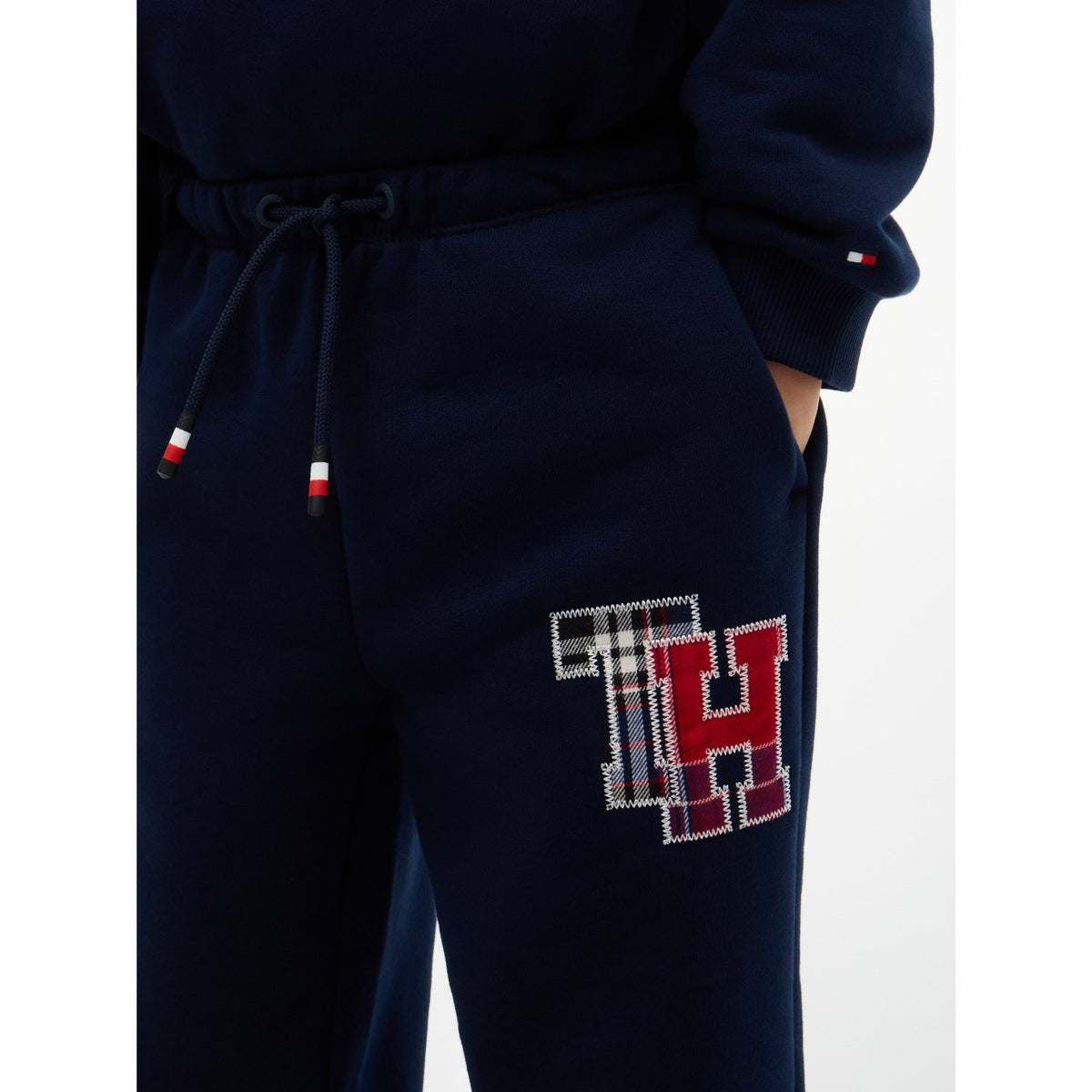 Tommy Hilfiger Dark Blue-Blue Lu Crewneck Och Sweatpant Sett