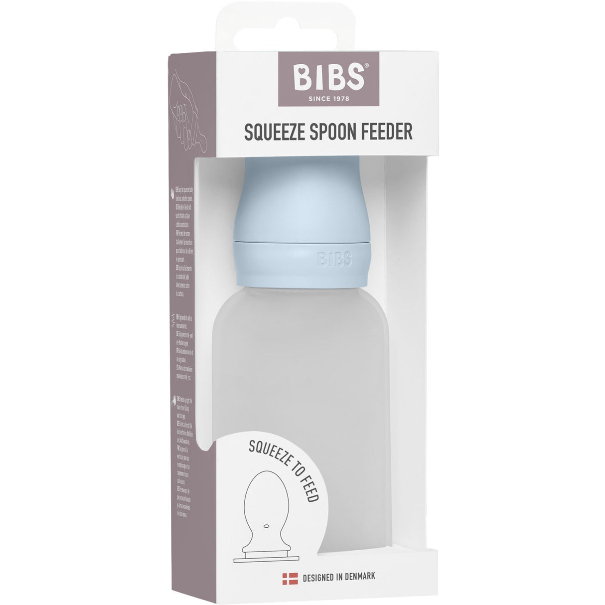 Bibs Baby Blue Sked Feeder Squeeze