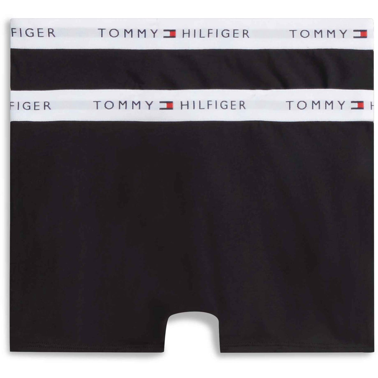 Tommy Hilfiger Black / Black-Orange 2-Pack Bomull Trunk