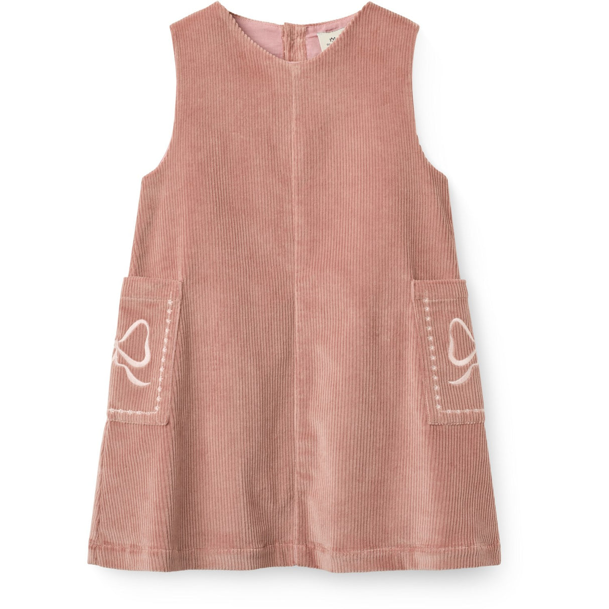 COPENHAGEN COLORS Winter Rose Corduroy Klänning M/ Embroidery