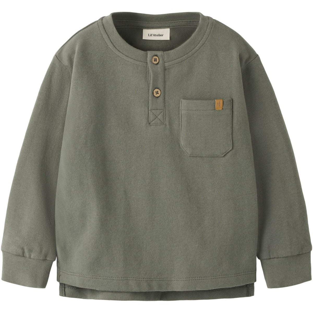 Lil'Atelier Mulled Basil Nmmsoleima Ls Loose Sweat Lil