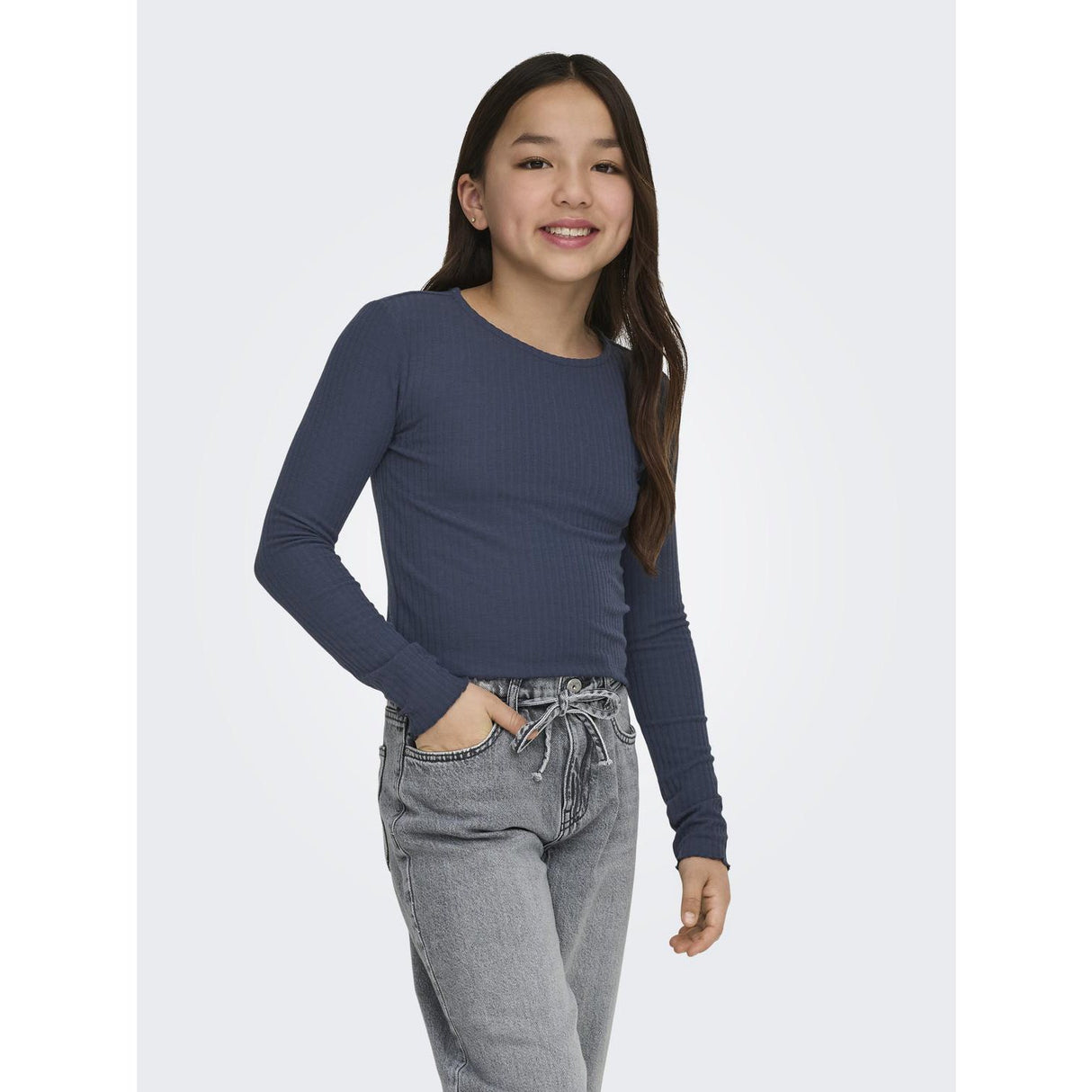 kids ONLY Ombre Blue Kognella L/S O-Neck Topp Jrs Noos