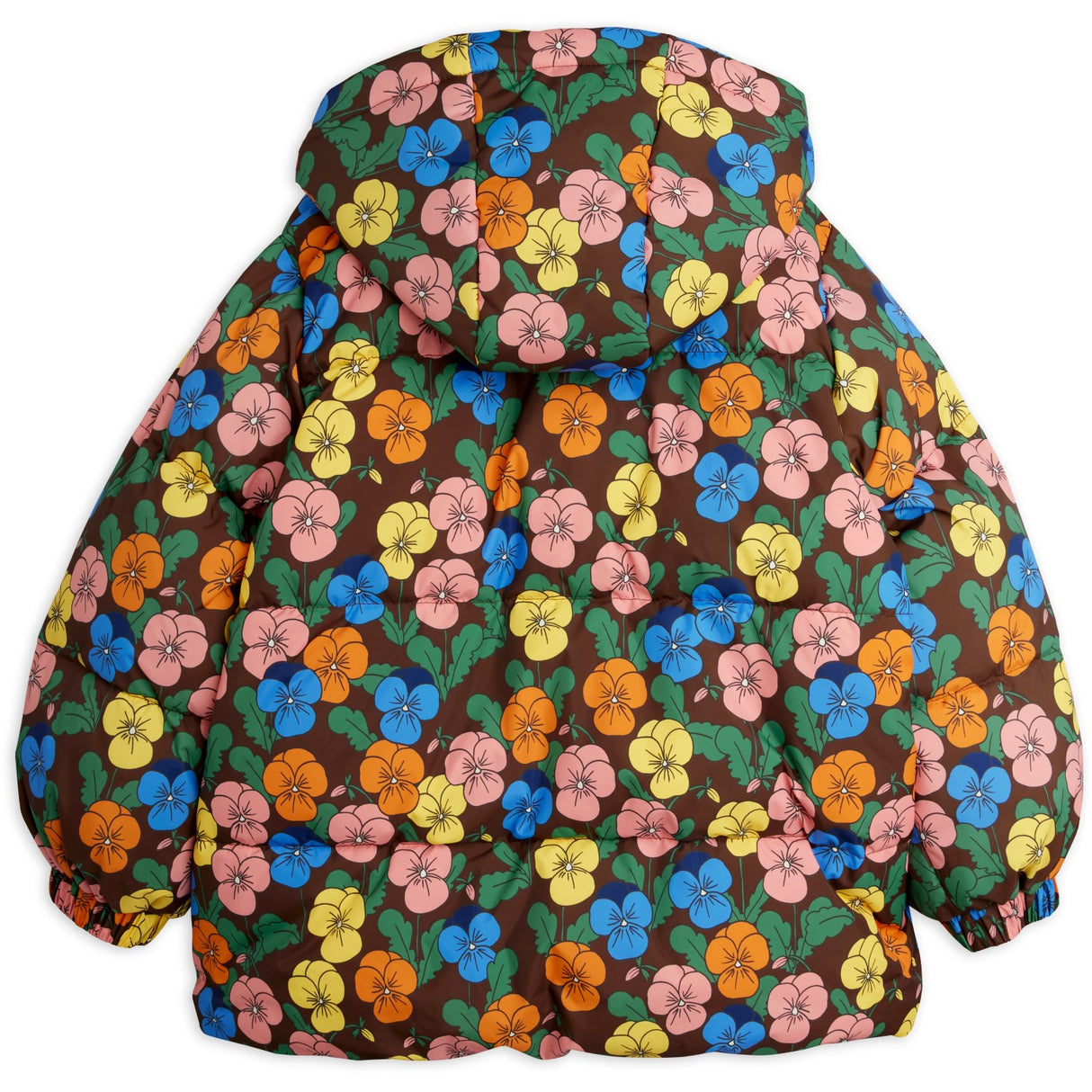 Mini Rodini Multi Violas AOP Heavy Puffer