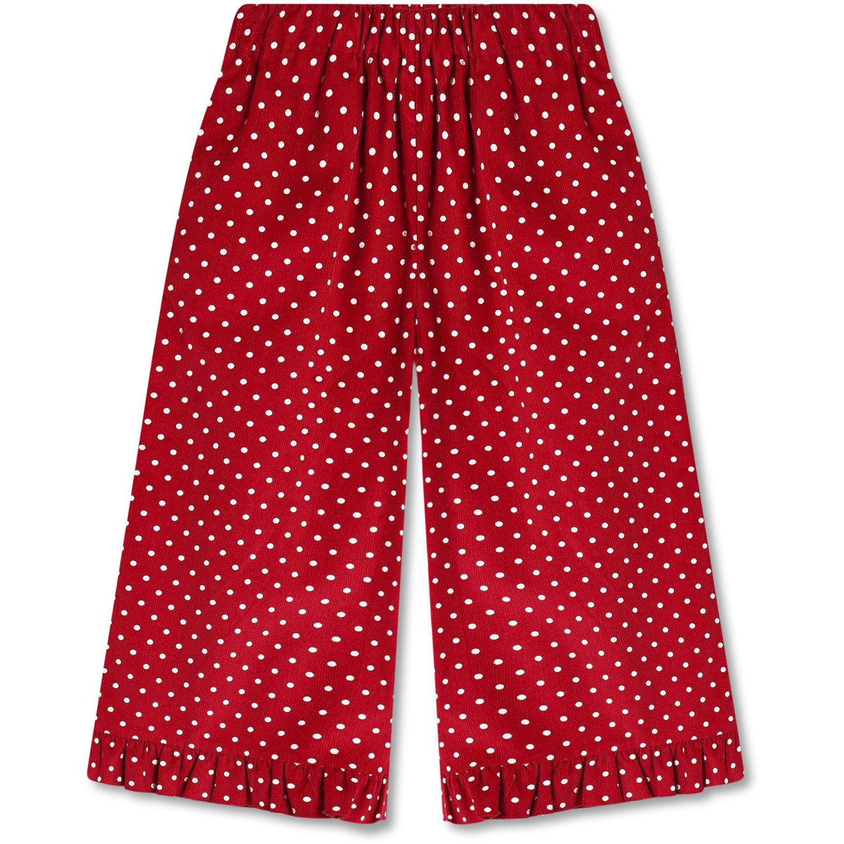 Fliink Red Bud Dot Dolly Dot Ruffle Byxor