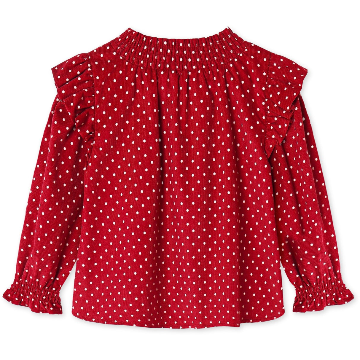 Fliink Red Bud Dot Dolly Dot Blus