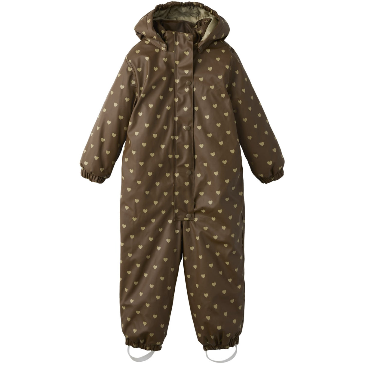 Lil'Atelier Dark Earth Hearts Nmfladry10 Pad Flygdräkt Aop Fo Lil