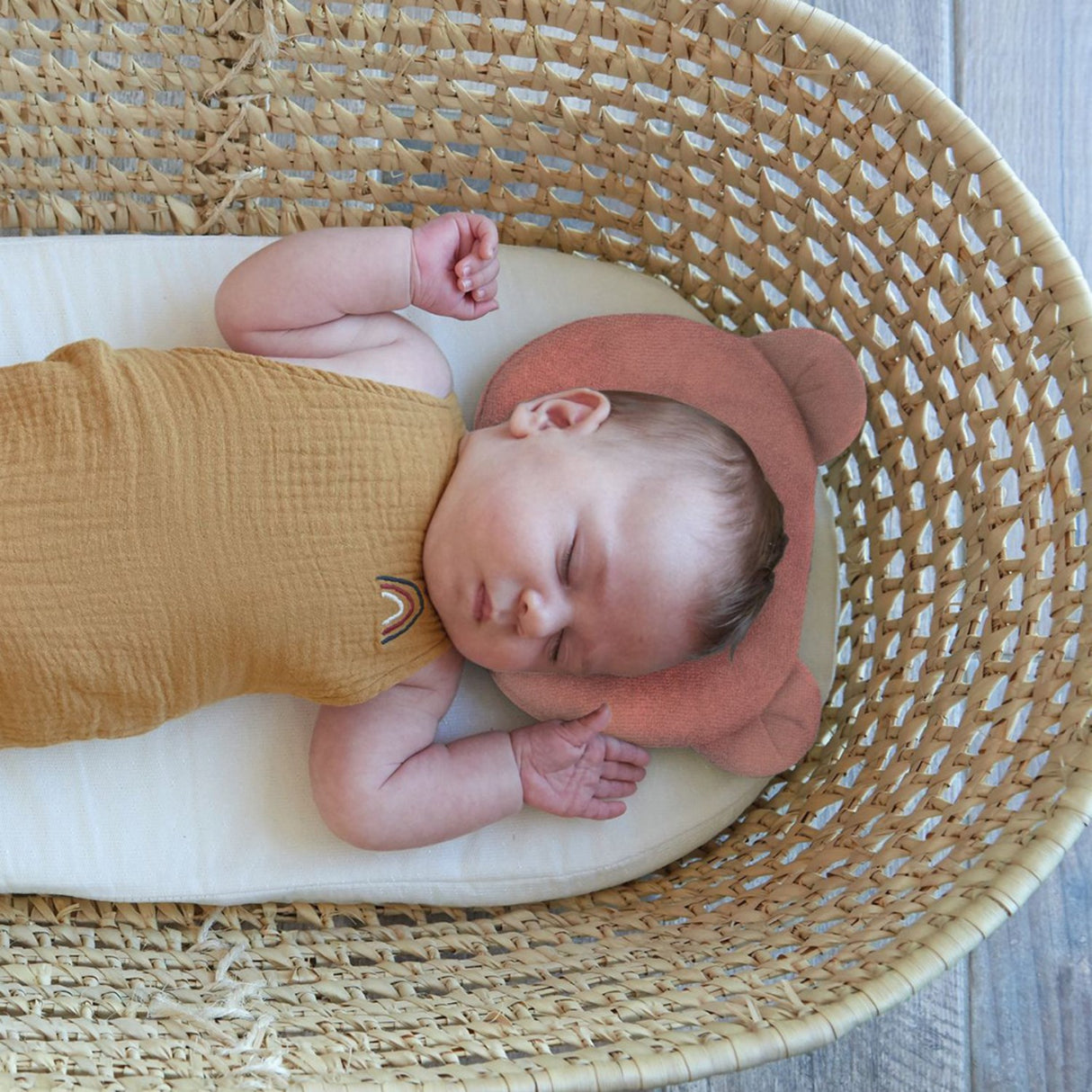 Candide Rust Panda Baby Kudde