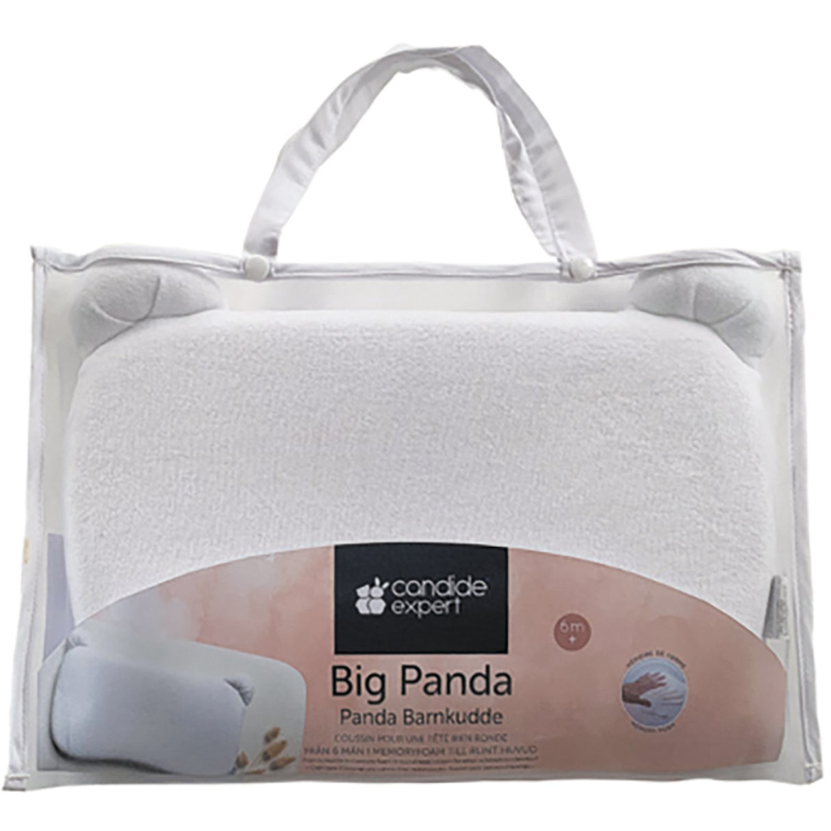 Candide White Panda Kudde Children
