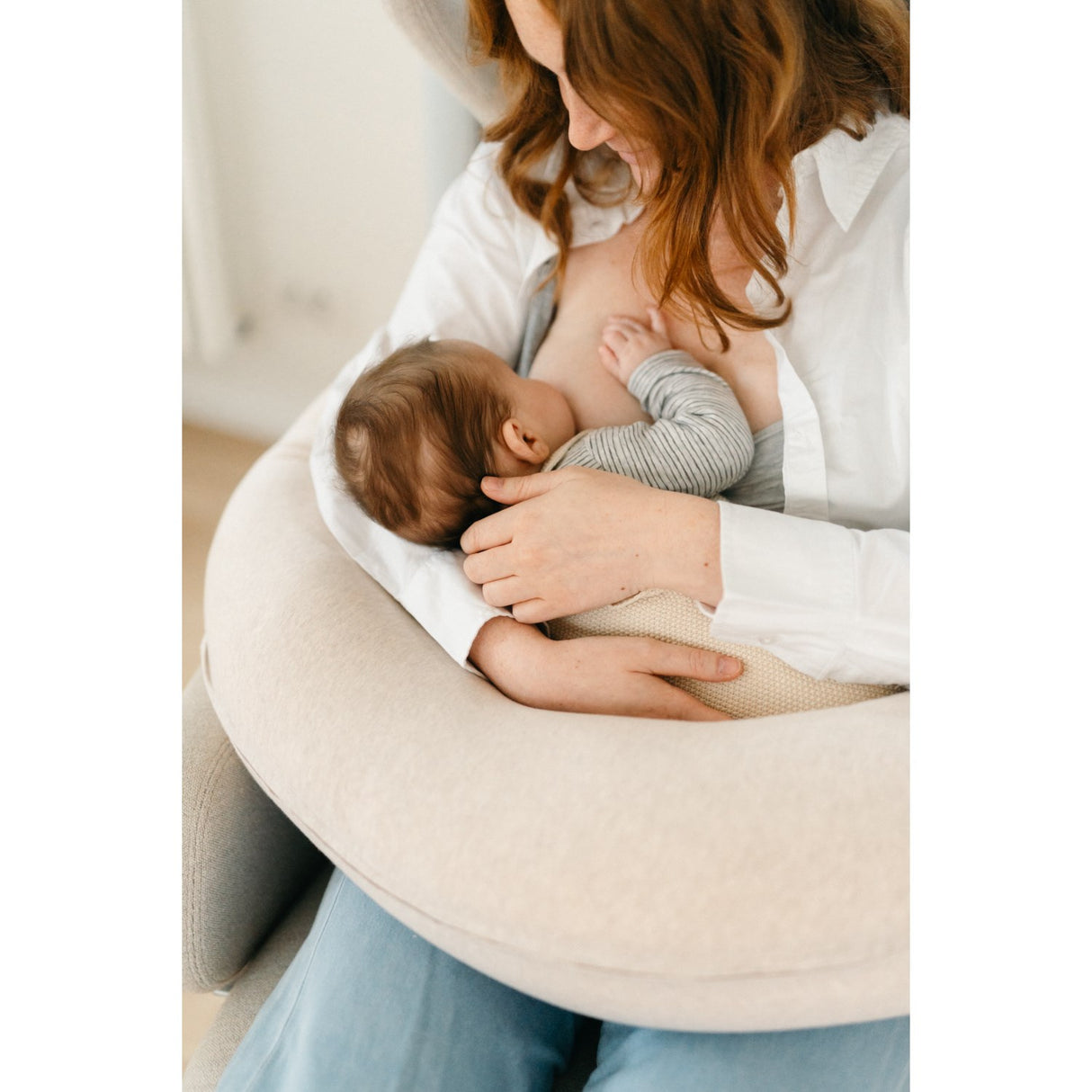 Doomoo Melange Sand Nursing & Pregnancy Kudde