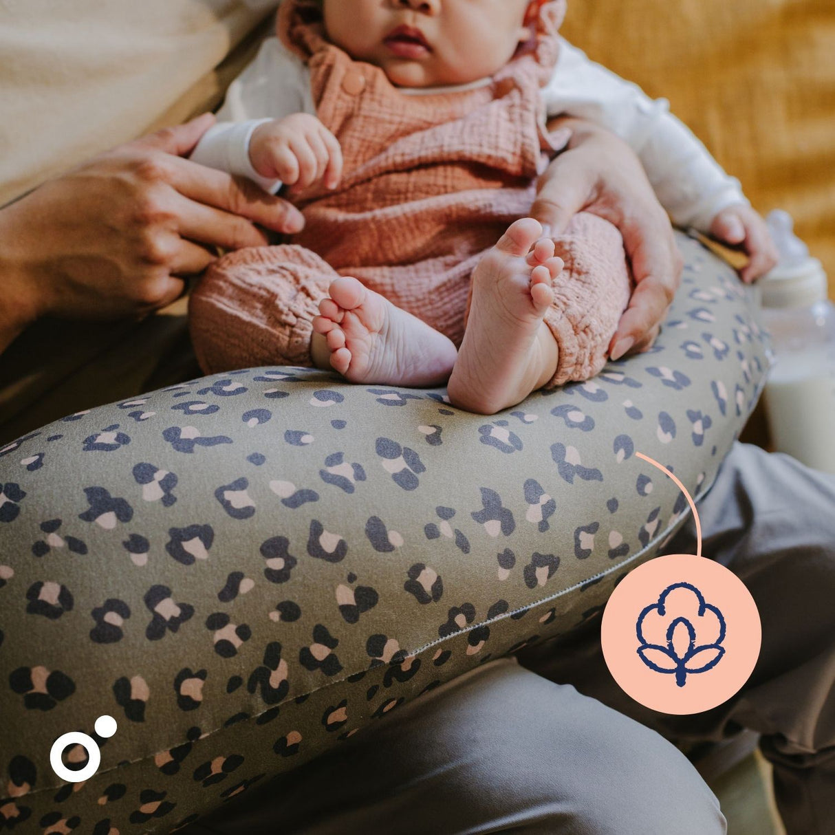 Doomoo Dark Leopard Nursing & Pregnancy Kudde