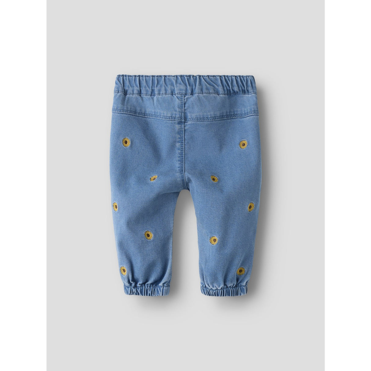 Name It Medium Blue Denim Sunflower Emb Nbfrose Shaped R Emb Jeans 2232-Yb