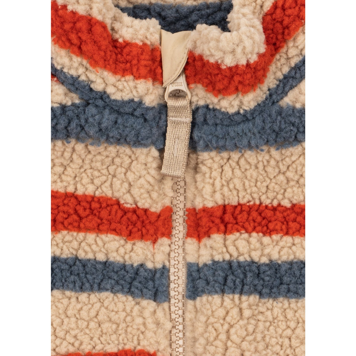 Konges Sløjd Tangerine Stripe Jody Embroidery Nallebjörn Jacka Grs