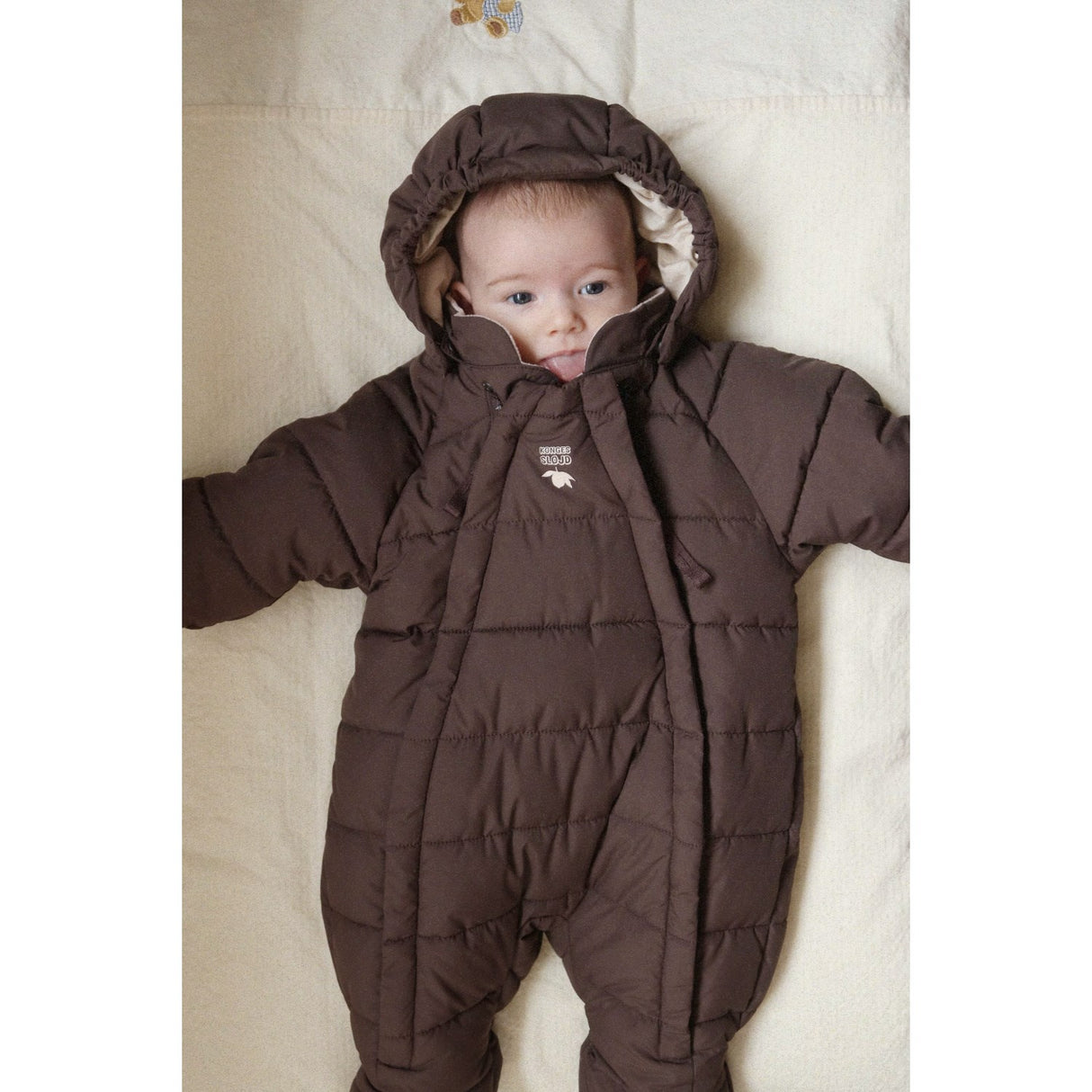Konges Sløjd Chocolate Brown Alpi Baby Dräkt Grs