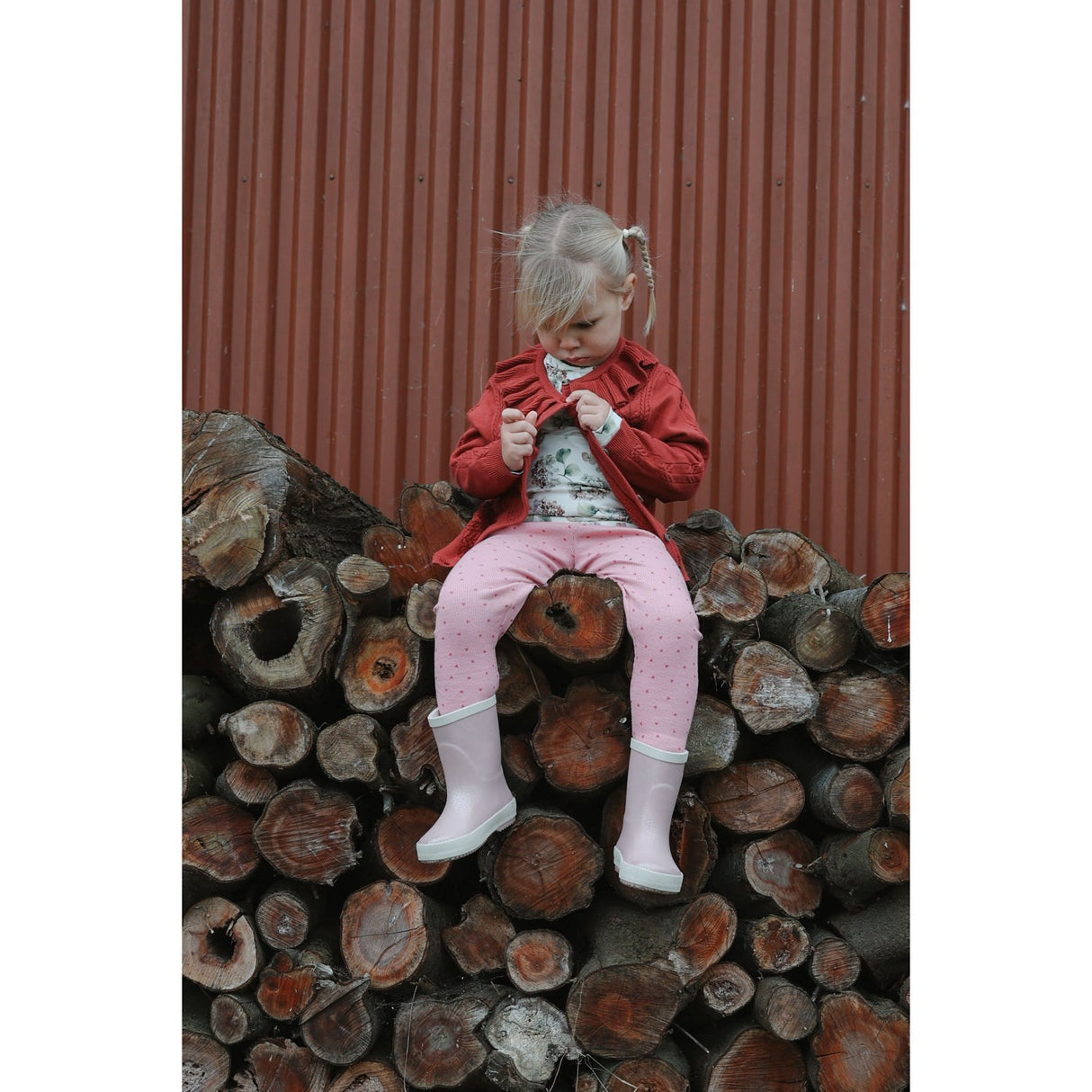Petit Piao Eggnog Hydranger Aop Ppstar Blus