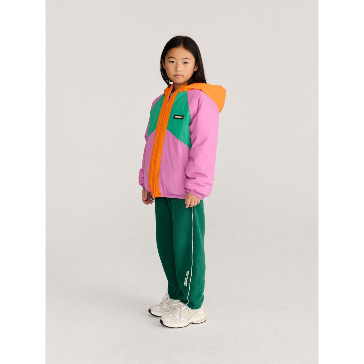 Bobo Choses Fuchsia Almost Moiré All Över Vändbar Anorak