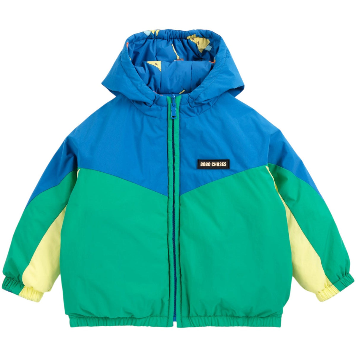 Bobo Choses Blue Mush Monster Duo All Över Vändbar Anorak