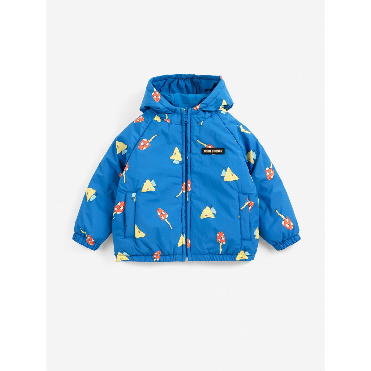 Bobo Choses Blue Mush Monster Duo All Över Vändbar Anorak