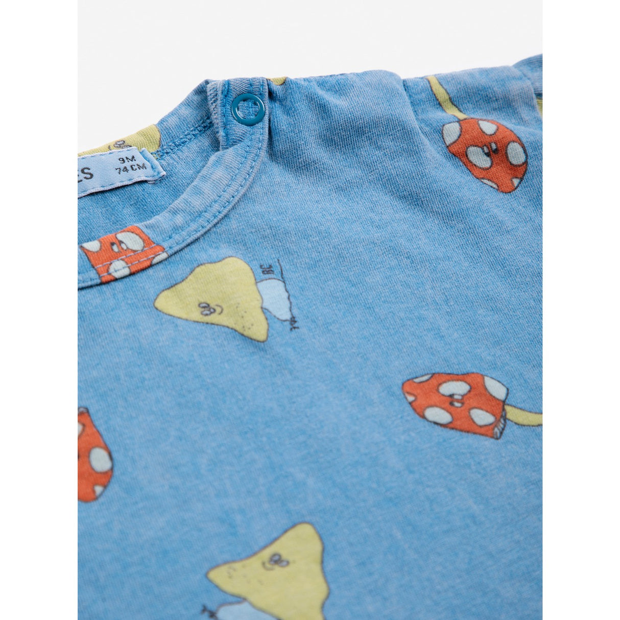 Bobo Choses Blue Mush Monster Duo All Över T-Shirt