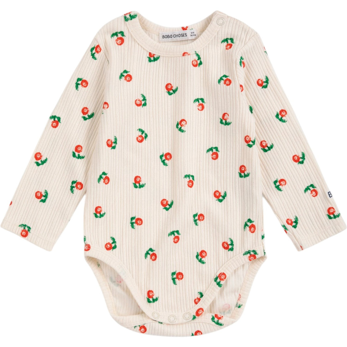 Bobo Choses Offwhite Stamp Bloom All Över Body