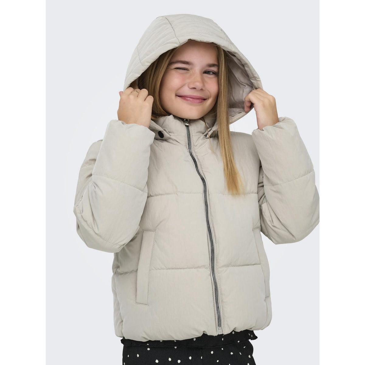 kids ONLY Pumice Stone Kogdolly Life Sht Puffer Jacka Otw Noos